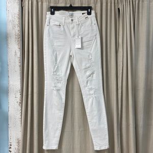 Judy Blue Mid-Rise Skinny Destroyed Jeans 82280